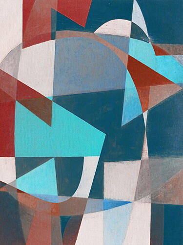 Would Be 01 Geometric Print