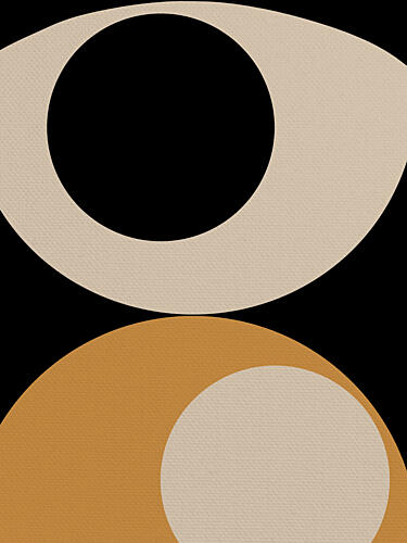 Abstract Geometric Circles Art Print by Fernando Vieira