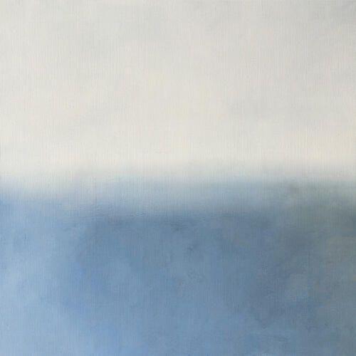 Misty Blue Horizon Art Print by Fernando Vieira