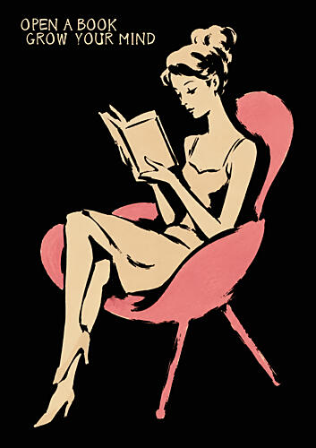 Open Book Grow Mind Inspirant reproduction
