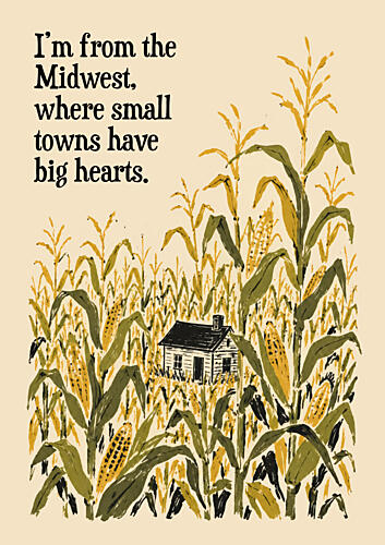 Rustic Cabin Cornfield Art Print
