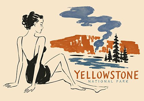 Yellowstone Retro Swim Mode reproduction
