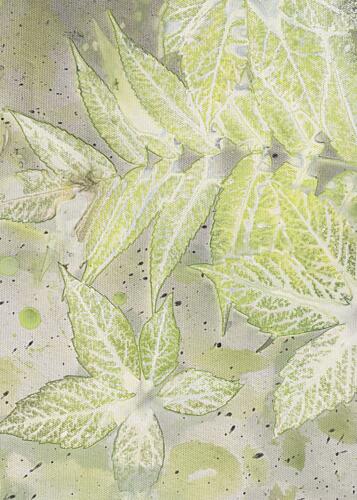 Ethereal Green Foliage Art Print by Maira Ribena