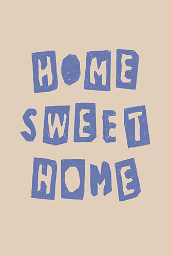Home Sweet Home Inspirant reproduction