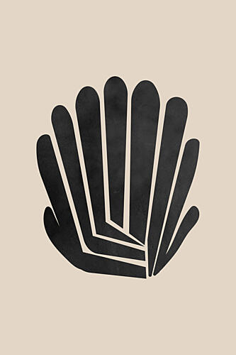 Minimal Shell Form Art Print by Melloi Art Prints