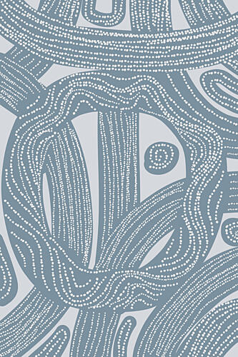 Dotted Organic Flow Art Print by Melloi Art Prints