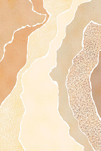 Earthy Abstract Waves Art Print by Melloi Art Prints
