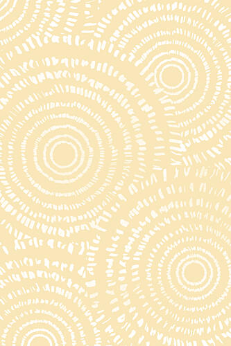 Soft Organic Circles Bohème reproduction