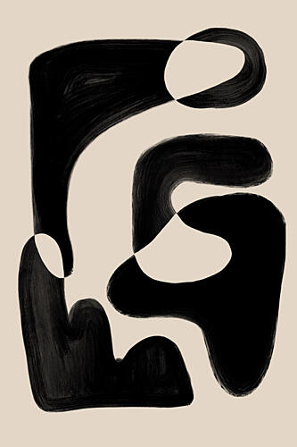 Organic Abstract Flow Art Print by Melloi Art Prints