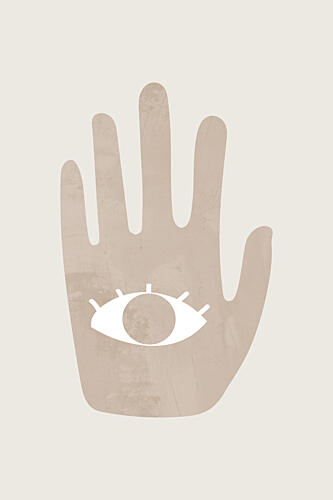 Mystic Hand Eye Bohème reproduction