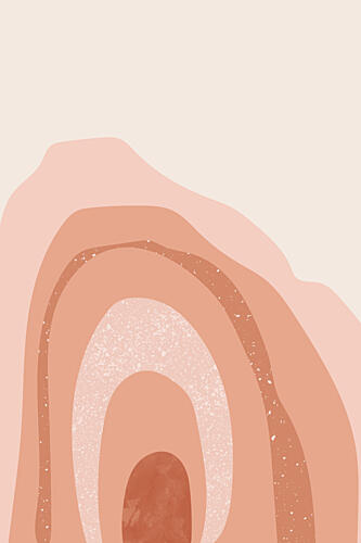 Warm Terracotta Arches Bohème reproduction