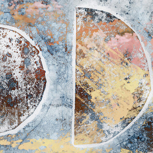 Abstract Earth Forms Art Print by Dina Dankers