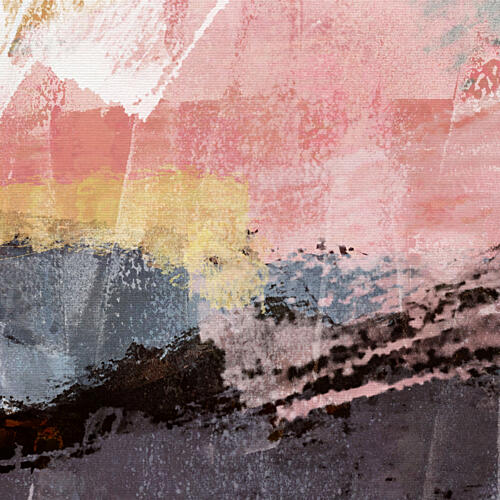 Colorful Abstract Layers Art abstrait reproduction