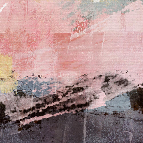Modern Blush Grey Abstract Art abstrait reproduction