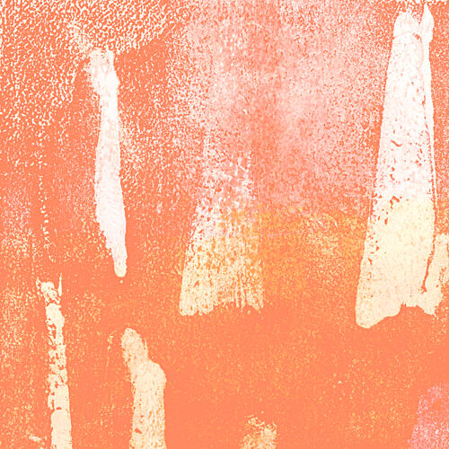 Abstract Orange Brushstrokes Art Print by Dina Dankers