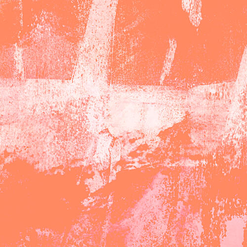 Peach Textured Strokes Art abstrait reproduction
