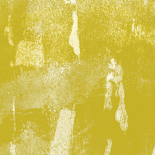 Mustard Textured Abstract Art Print
