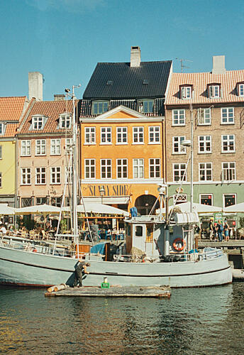 Colorful Nyhavn Harbor Art Print