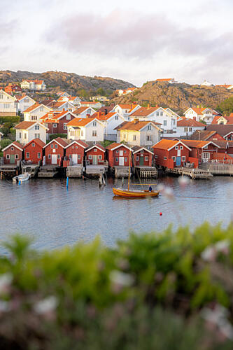 Nordic Coastal Village Art Print by Julien Propper