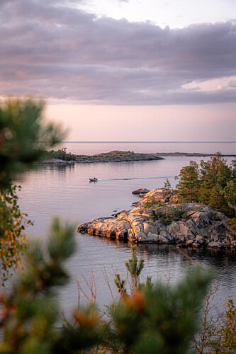 Peaceful Island Sunset Art Print by Julien Propper