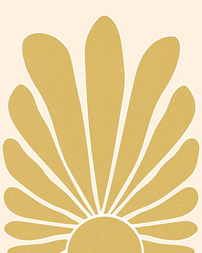 Golden Boho Sun Bohème reproduction