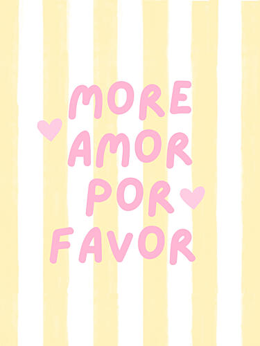 More Amor Please Art Print by Stephanie Jeuffroy