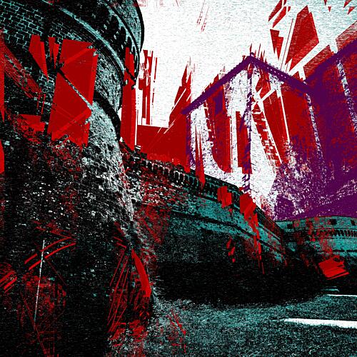 Urban Castle Abstract Art Print