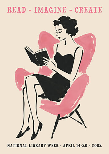 Elegant Woman Reading Art Print by Patryk Krygowski