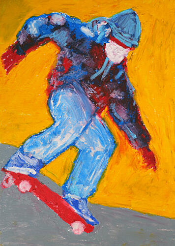 Dynamic Skater Action Sports reproduction