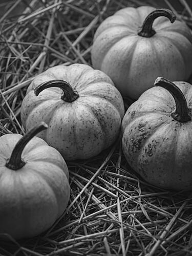 Autumn Harvest Pumpkins Art Print
