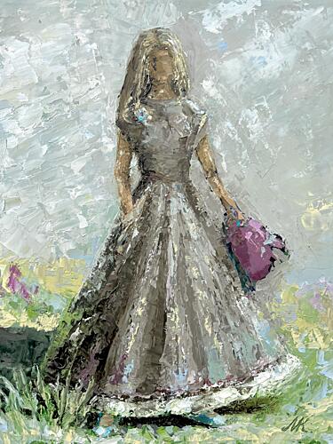 Graceful Field Walk Art Print