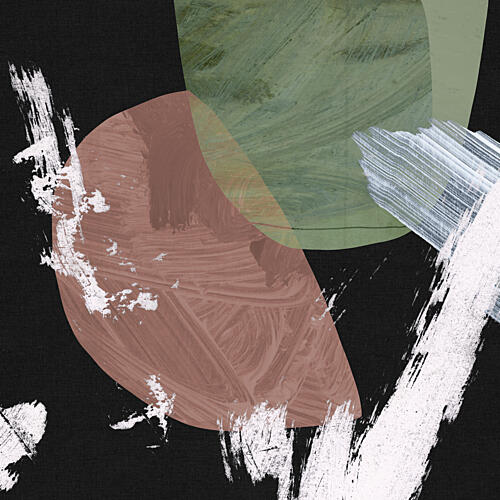 Abstract Brushstrokes Art Print by Dan Hobday