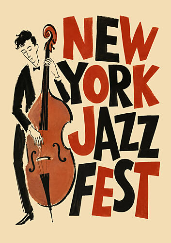 New York Jazz Fest Art Print
