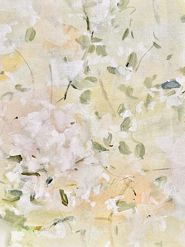 Soft Floral Impression Art Print