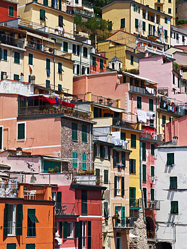 Colorful Italian Village Art Print