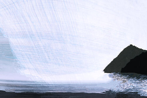 Serene Coastal View Art Print by Cartissi