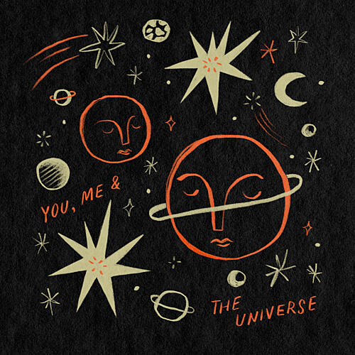 Cosmic Love Universe Art Print by Sophia Holgate