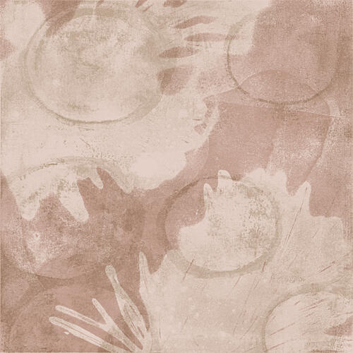 Organic Blush Abstract Art Print