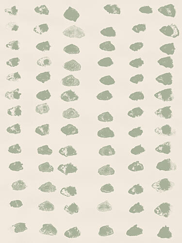 Organic Sage Grid Art Print