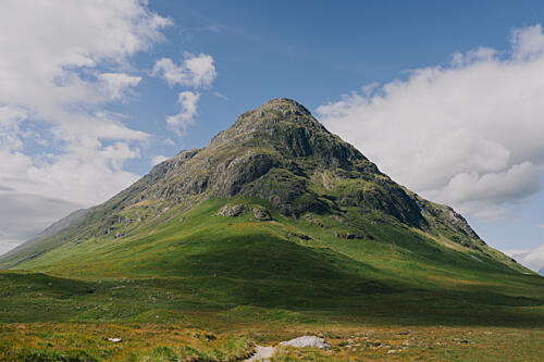 Majestic Green Mountain Art Print