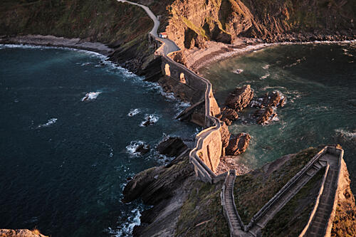 Winding Coastal Path Art Print