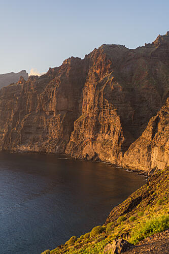 Golden Hour Coastline Art Print
