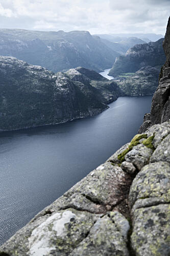 Dramatic Fjord Valley Art Print