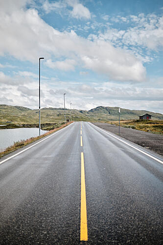 Long Mountain Road Art Print