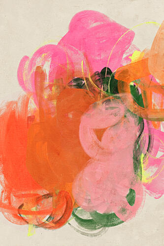 Vibrant Abstract Shapes Art Print