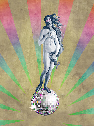 Disco Venus Art Print