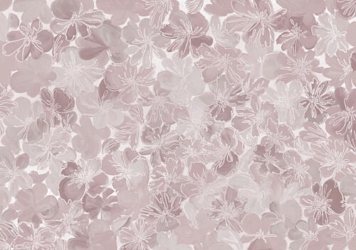 Pastel Floral Pattern Art Print