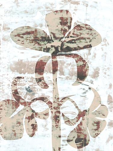 Muted Abstract Floral Art Print