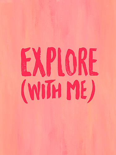 Explore with Me Art Print by Hello Elsbeth