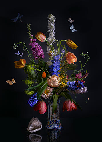 Vibrant Floral Still Life Art Print